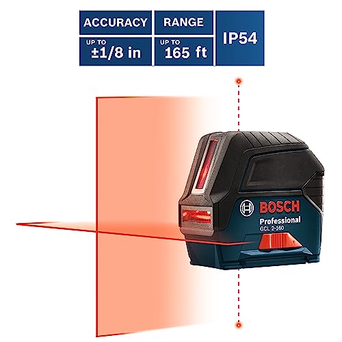 Bosch GCL2-160 Gcl 2-160 65 Ft Self-Leveling Cross-Line Laser With Plumb Points thumb #15