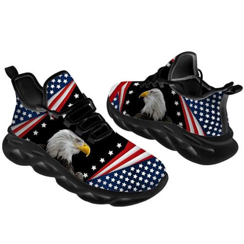 Men's Women's American Flag Shoes USA Flag Sneakers Running Tennis Shoes Gifts for Men Women2