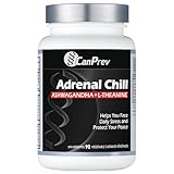 CanPrev Adrenal Chill for Men, 90 Veggie Capsules, 45-Day Supply, KSM-66 Ashwagandha & L-Theanine, Supports Mental Clarity and Performance, Non-GMO, Vegan
