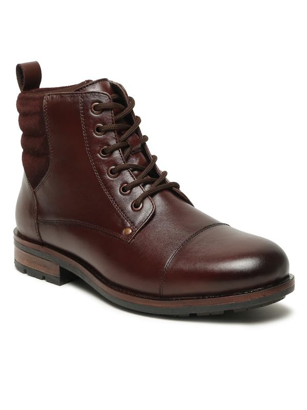 Image of TEAKWOOD LEATHERS LEATHER MEN BOOT