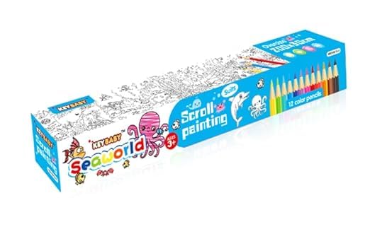 JAMB Coloring Scroll Doodle Book for Kids Ages 3-8 : Sea World Theme (200 x 30cm) (B0D95K9NG1) Amazon Price History, Amazon Price Tracker