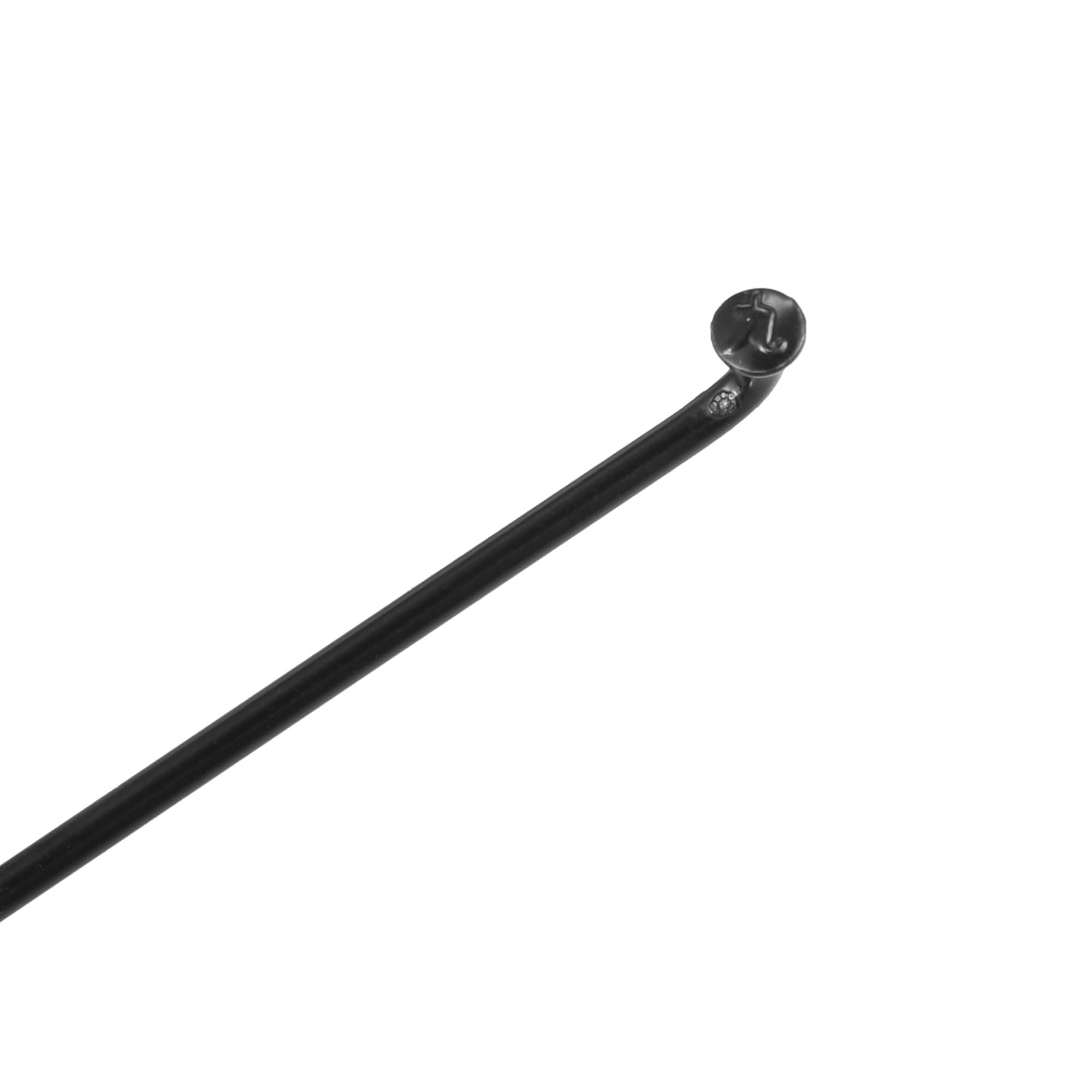 Szprycha do koła rowerowego, 36 sztuk czarnych stalowych szprych rowerowych 14G 181-220mm ze smoczkami