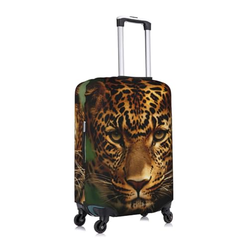 Leopard Print Decorative Travel Luggage Cover Concealed Zipper Suitcases Anti Scratch Dustproof3