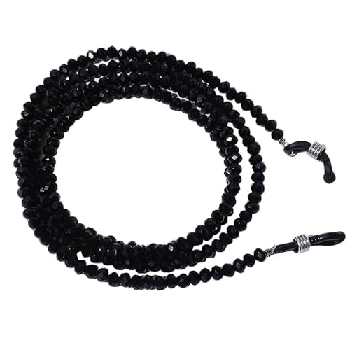 IMMIJWELL glasses chain, Spectacle Cord with 100 cm length black crystal sunglasses spectacles chain-picture-32