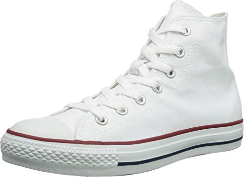 Converse Unisex Adult Chuck Taylor All Star High Top, Optical White, 13.5 Womens/11.5 Mens