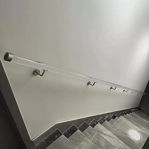 Rambarde d'escalier acrylique transparent 600cm main courante murale barre securite reglable