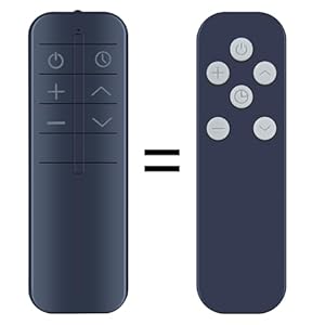 RYQIF Fernbedienung für Veito Infrarot-Heizstrahler CH1800RE, CH1800RE Noir, CH1200RT