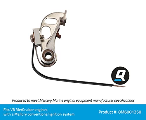 Quicksilver 8M6001250 Ignition Points for MerCruiser Engines with Mallory Conventional Ignition Systems