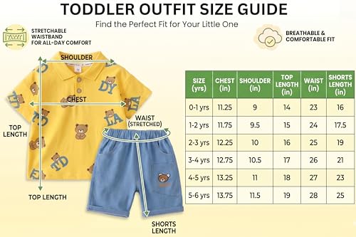 Image of Krishn Creations Kids Clothes for Boys | Cotton Printed Half Sleeve T-shirt and Shorts Baby Boy Dress | Casual Wear Kids Clothes
