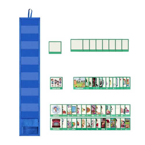 Horario Visual: Rutina Diaria De 54 Tarjetas, Tabla De Comportamiento De