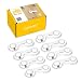 Child Proofing Safety Cabinet Locks, Adoric Cupboard Baby Safe Drawer Latchs, No tools and Drilling Required, 8 Pack, White