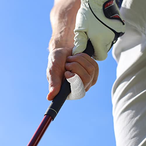Golfers Grip Tape Golf Tape Athletic Tape For Fingers Bandage Golfer Prewrap Finger Tape Adhesive Elastic Tape Prevent Finger Blister Friction For Volleyball Basketball Sports, 5 Yards (4 Rolls) #TOP4
