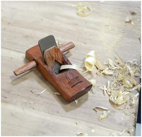 GZYUULI 127mm Mini Small-Sized Planes Trimming Polishing Chamfer 30mm Width Cutter Sharpened HSS Blade Hardwood Hand Planers Woodworking
