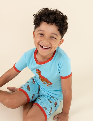 Leveret Kids & Toddler Pajamas Girls Shorts 2 Piece Pjs Set 100% Cotton Sleepwear (2-10 Years)4