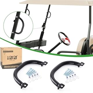 10L0L Golf Cart Bar Grab Handles,Universal Grip Handle for Yamaha, EZGO, Club Car, Aluminum Alloy Grab Handle for Golf Cart(2 Pack)