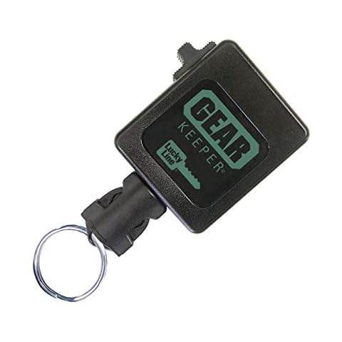 Lucky Line HIGH Force Gear Keeper, Industrial Strength Key Retractor with 42" Kevlar Cord, Clip-On, 1 per Pack (47301), Black, HIGH Force - Holds 15-28 Keys or 12 oz Cover
