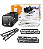 Plustek OpticFilm 8200i Ai Film & Slide Scanner Converter + 35mm Mounted Slide Holders kit x 2