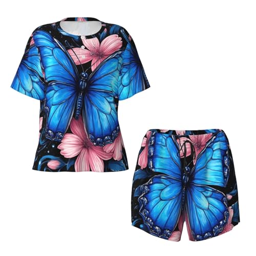 Women Cotton Pajamas, Short Sleeve Shirt and Full Length4