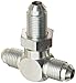 Eaton Aeroquip 203002-5-5S Bulkhead Union Tee, JIC 37 Degree End Types, Carbon Steel, 5/16 JIC(m) End Size, 5/16" Tube OD