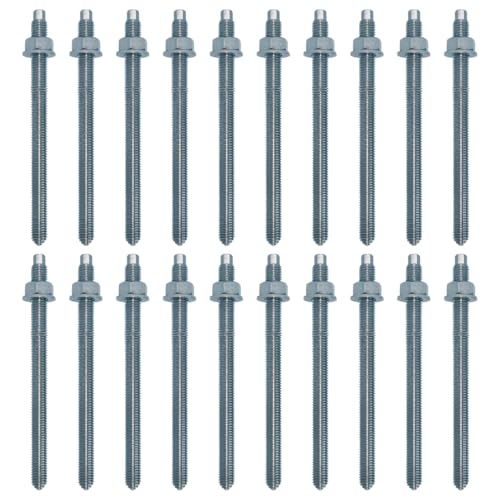 20x Remstaler ANKERSTANGE | M8 M10 M12 M16 M20 | Stahl verzinkt/Edelstahl A4 | -HÖCHSTE QUALITÄT- bester Preis (Verzinkter Stahl, M10x115) 20x Remstaler ANKERSTANGE | M8 M10 M12 M16 M20 | Stahl verzinkt/Edelstahl A4 | -HÖCHSTE QUALITÄT- bester Preis (Verzinkter Stahl, M10x115)