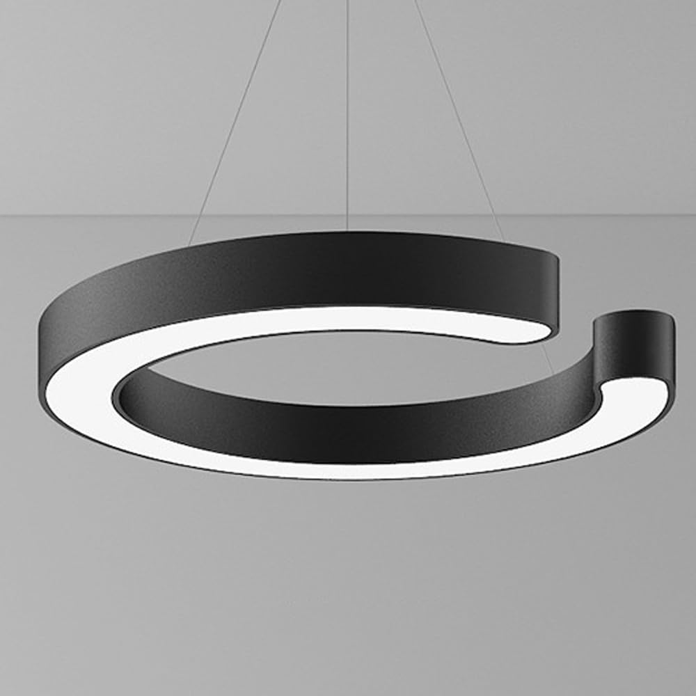 CHUNGYANG LED Pendant Lamp, Modern Office Lighting Fixtures, Supermarkets And Shopping Malls Chandelier, Gyms And Barbershops Decoration Hanging Lights, Circular Ceiling Lamps, For Dining Table, Bar