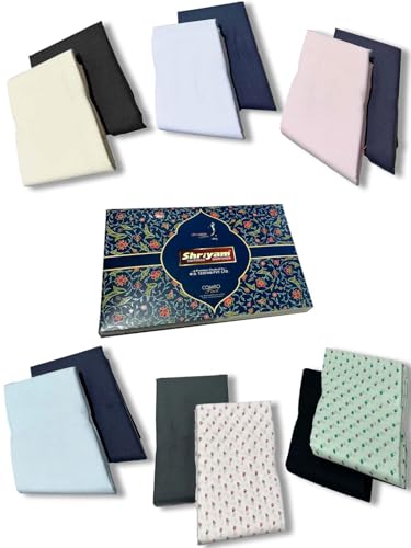 Image of Shirt pant Combo Pack of 6(Unstitched, Full Length Fabric)