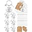 Q36pcs Sliver Appreciation Keychain
