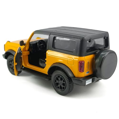 Modelo de carro 2 puertas Bronco escala 1:36 diecast miniatura 4