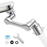 360° Rotating Faucet Extender with Adapter – Multifunctional Sink Spray Head for Bathroom & Kitchen Sinks (360° Rotating Faucet Extender with Adapter)