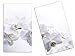Produktbild Herdabdeckplatte Schneidebrett Spritzschutz aus Glas, Multi-Talent HA29201641 Weiße Orchidee Blüten Variante 2er Set (2 Panels)