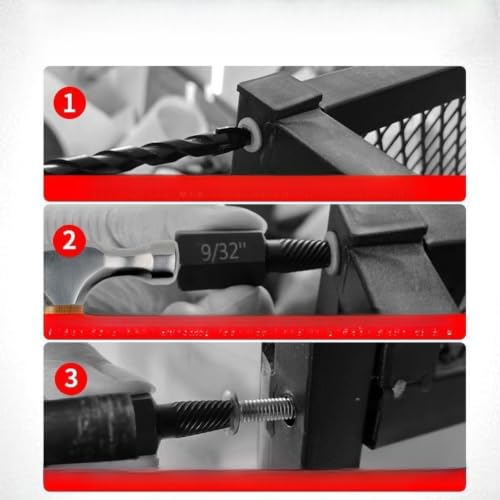 Extractor de tornillos para quitar pernos descabezados y tuercas oxidadas sin dañar roscas 5
