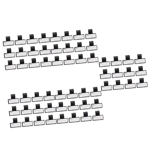 Étiquettes de marquage Gatuida en plastique ABS avec clip pour médecins x5