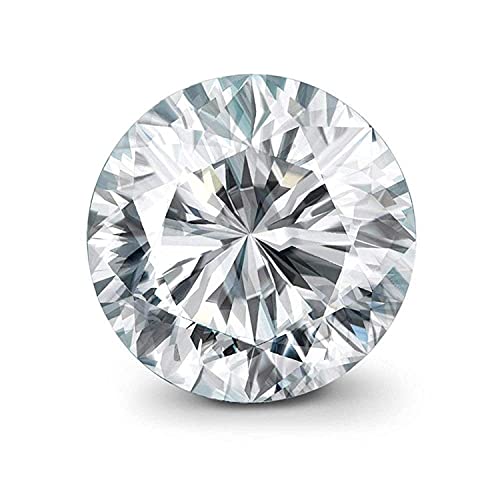 Oxyde de zirconium de 6,55 carats : diamant américain en cristal ajustable pour bague