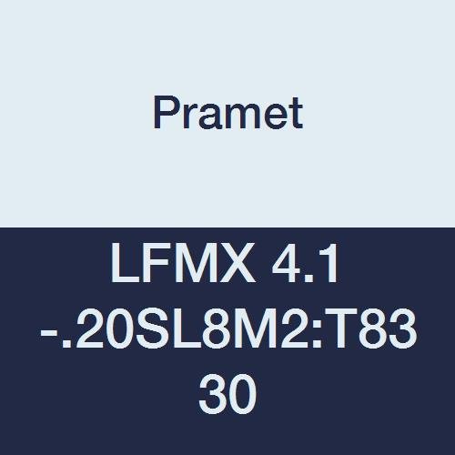 LFMX 4.1-.20SL8M2:T8330 Carbide Indexable Part Off Insert, Steel and Stainless Steel Geometry, Left Hand,Overall Width 0.161", 1 Cutting Edge, PVD, 90 Degree Rectangle, Gold (Pack of 10)
