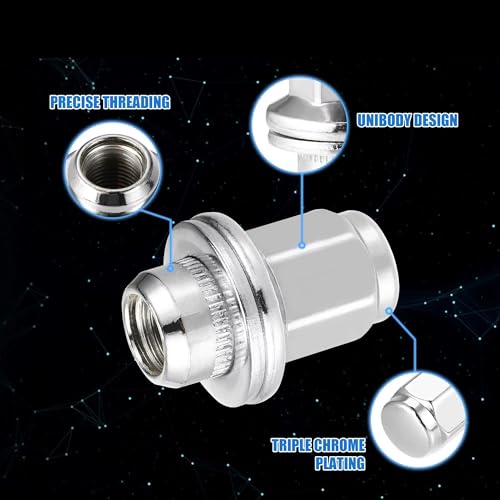 Tornillos llanta Toyota Tundra tuercas de rueda sólidas contra el óxido estructural 3