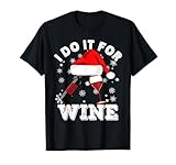 Photo Gallery lo faccio per il vino christmas wine babbo natale maglietta Photo Gallery lo faccio per il vino christmas wine babbo natale maglietta