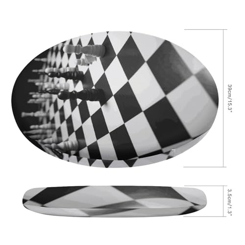 Housse de chaise ronde lavable pour salle à manger moderne - 3