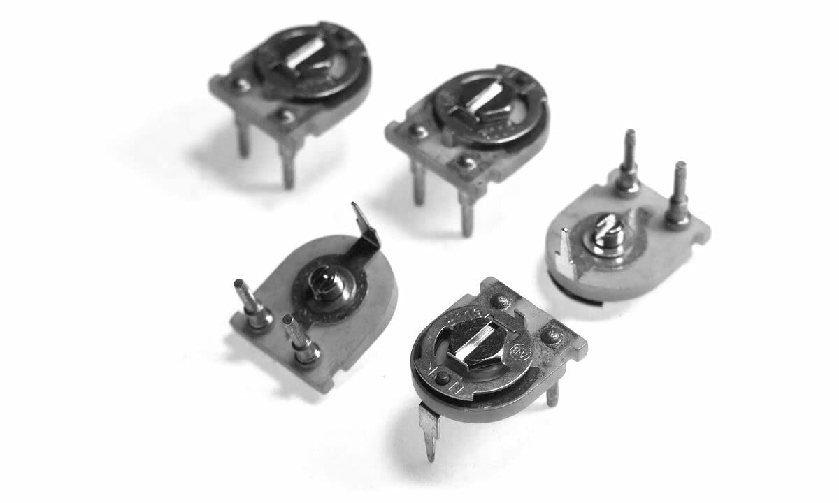 500 Ohm 9mm Trimpot Potentiometer Horizontal Cermet Trimmer 500R (5