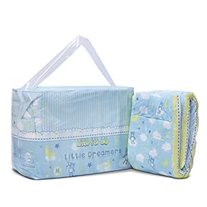 LittleForBig Bedrukte Luiers voor volwassenen babyluierliefhebbers ABDL 10 stuks-kleine dromen M