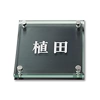 Amazon.co.jp: 丸三タカギ ネームプレート 彫り込み済表札 ソリッド
