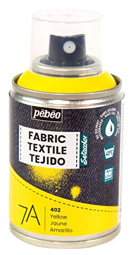 Pébéo - Peinture en Spray pour Textiles 7A Spray - Tissus Naturels et Synthétiques - Base Eau - Sans Solvant - Résistante au Lavage Machine - Peinture sur...