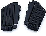 Kuryakyn 7061 Motorcycle Foot Control Component: Transformer Passenger Floorboards for 2001-17 Honda Gold Wing GL1800, F6B Motorcycles, Gloss Black, 1 Pair