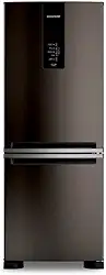 Refrigerador Brastemp 447 Litros Frost Free Inverse Black Inox BRE57FE – 127 Volts