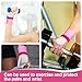 heqxwl 2 Gymnastics Hand Grips Gloves Wristbands, Gymnastic Hand Grips Gymnastic Bar Palm Protection and Wrist Support Sports Accessories for Boys Girls Youth Kids Workout and Exercise (Pink, S)