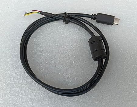 Rich Polo Secugen C Type Cable, 1.5 Meters, USB Cable, Black, Compatible with SecuGen Hamster Pro20/HU20-AP Fingerprint Scanner