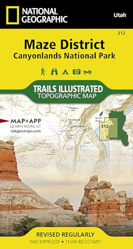 Canyonlands - Maze District: Trails Illustrated National Parks: 312 (National Geographic Trails Illustrated Map)