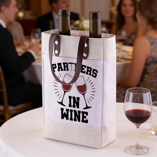 Bolso Tote con tema de vino para hombre y mujer miniatura 7