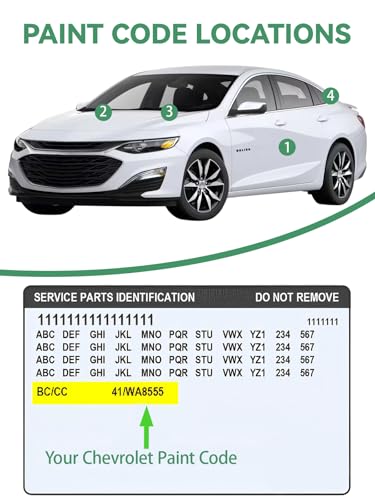 Image of Car Touch Up Paint Ice /Quick Silver /Switchblade Met(GAN /9W5 /WA636R /WA8636 /17) for Chevrolet, Color Accurate Car Scratch Repair Remover Pen Fix Auto Paint Chips and Nicks