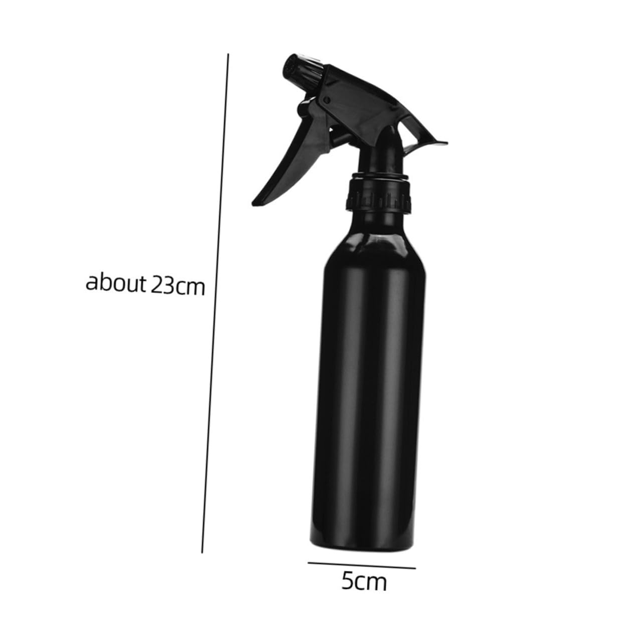 5 Stück 250ml Aluminium Sprühflaschen Schwarz mit Drehbarem Sprühkopf und Feiner Nebelzerstäuber Wiederbefüllbar für Parfüm und Make Up Wasser