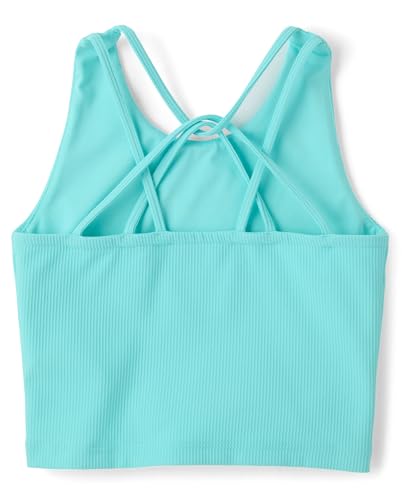 The Children's Place,Girls,Active Sleeveless Quick Dry Tank Tops,Mint,Medium